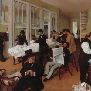 Una oficina de algodón en Nueva Orleans — Edgar Degas