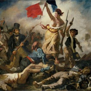 La libertad guiando al pueblo — Eugène Delacroix