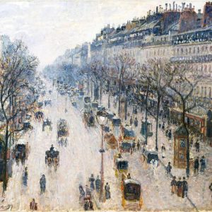 Boulevard Montmartre en primavera — Camille Pissarro