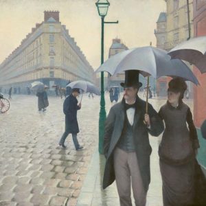 Calle de París en un día de lluvia — Gustave Caillebotte