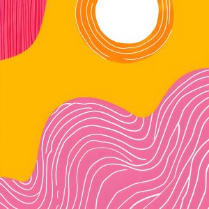Sol sobre Ondas Rosas