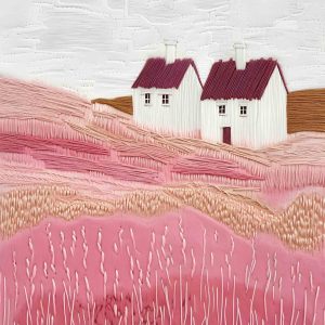 Casitas entre Campos Rosas