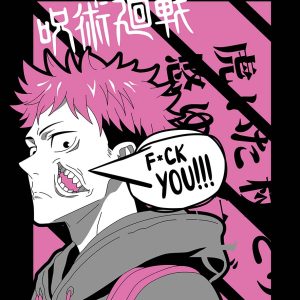 Itadori y Sukuna en Rosa