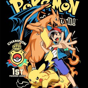 Ash, Pikachu y Charizard en Acción