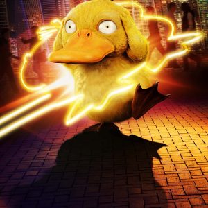 Psyduck entre Luces Doradas