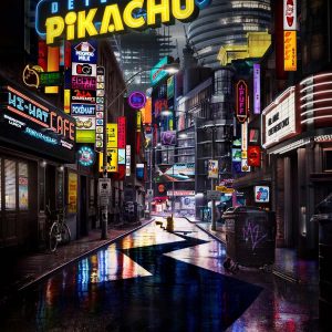 Detective Pikachu, Calle de Neón