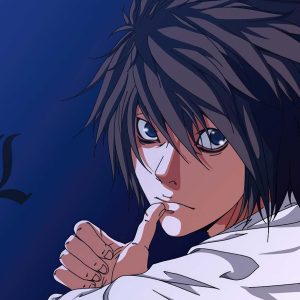 L Lawliet: Mirada en Azul