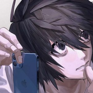L Lawliet: Retrato con Teléfono