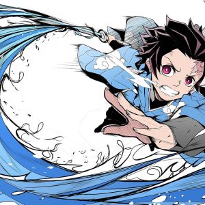 Tanjiro: Corte de Agua Azul