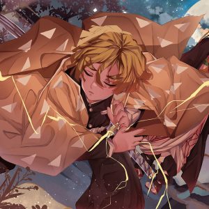 Zenitsu y Nezuko: Guardia del Trueno