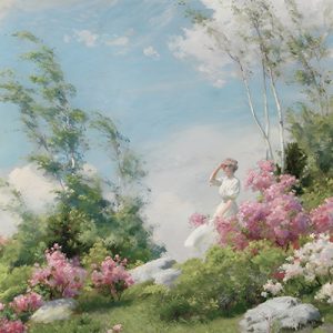 Dama en el Jardín