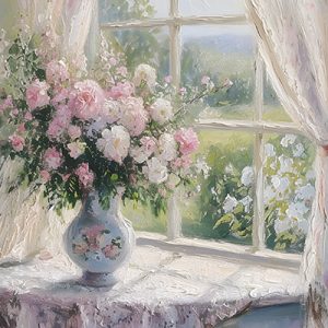 Flores en la Ventana