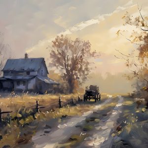 Camino de Otoño junto a la Casa