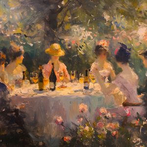Brindis en el Jardín