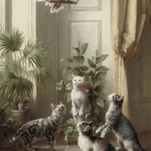 Gatitos y Cacatúa