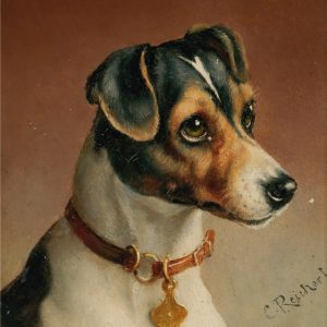 Perro con Medalla de Oro