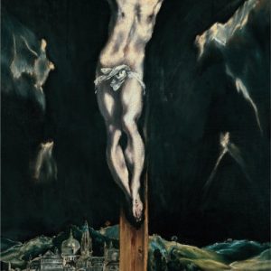 Cristo Crucificado sobre el Paisaje