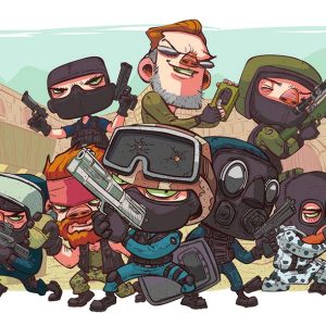 Counter Strike Combate entre Contenedores