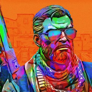 Agente Naranja con Pistola
