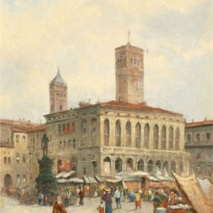 Mercado en la Plaza del Palacio