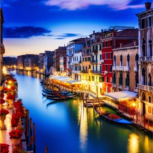 Venecia en la hora azul