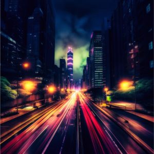 Pulso nocturno de la avenida