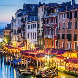 Venecia a la hora azul