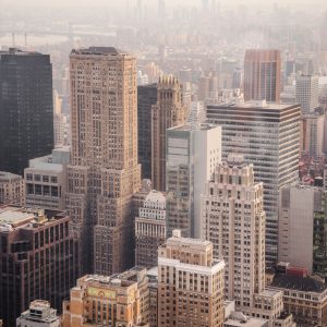 Manhattan entre la bruma