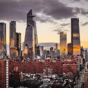 Manhattan en luz de cobre